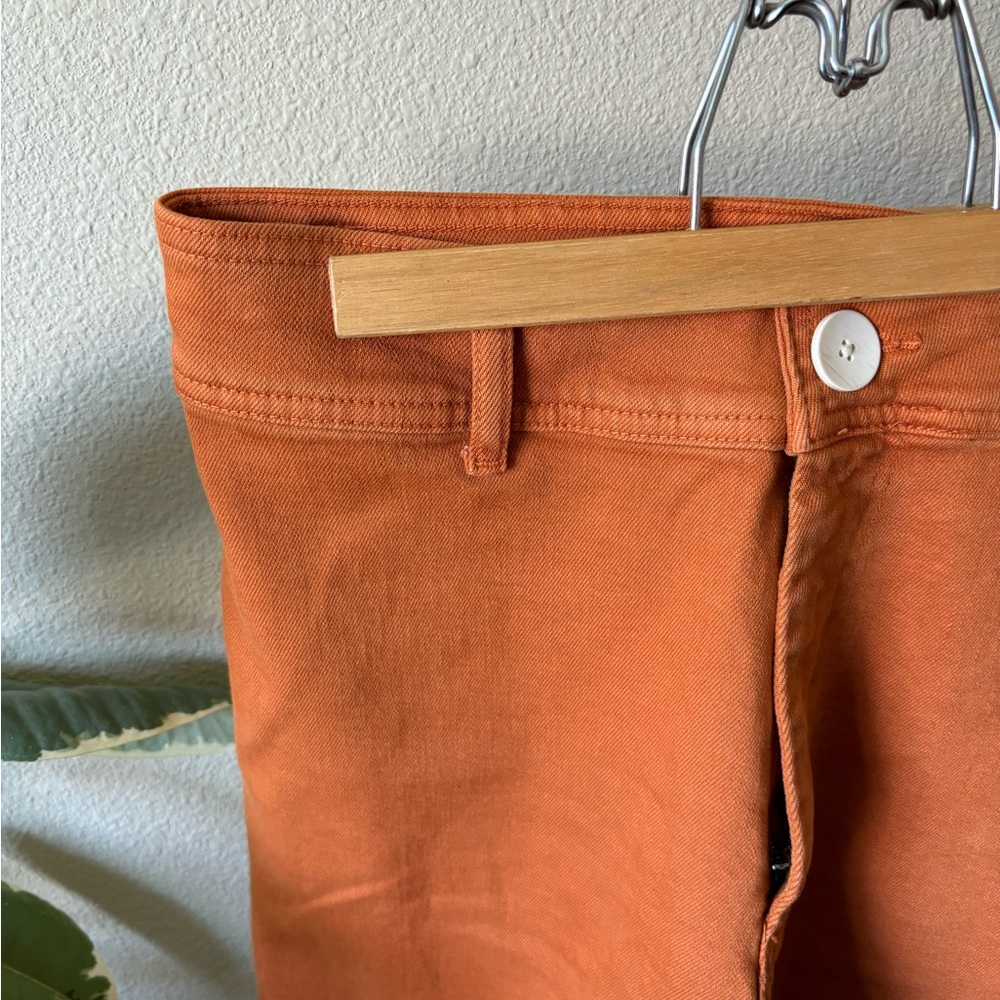Zara raw hem denim